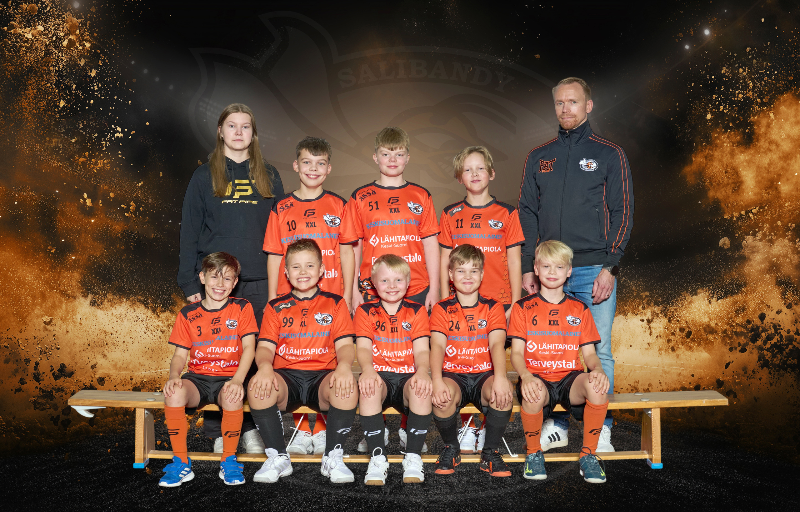 Joukkuekuva P11 Oranssi 2025